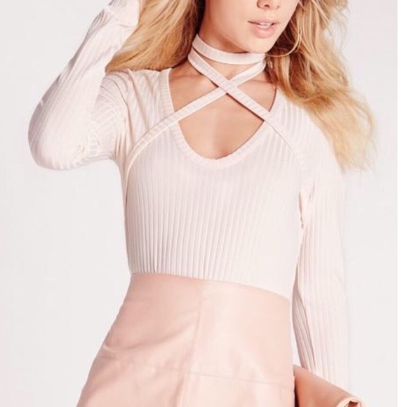 MISSGUIDED Nude Bodysuit - Picture 2 of 5